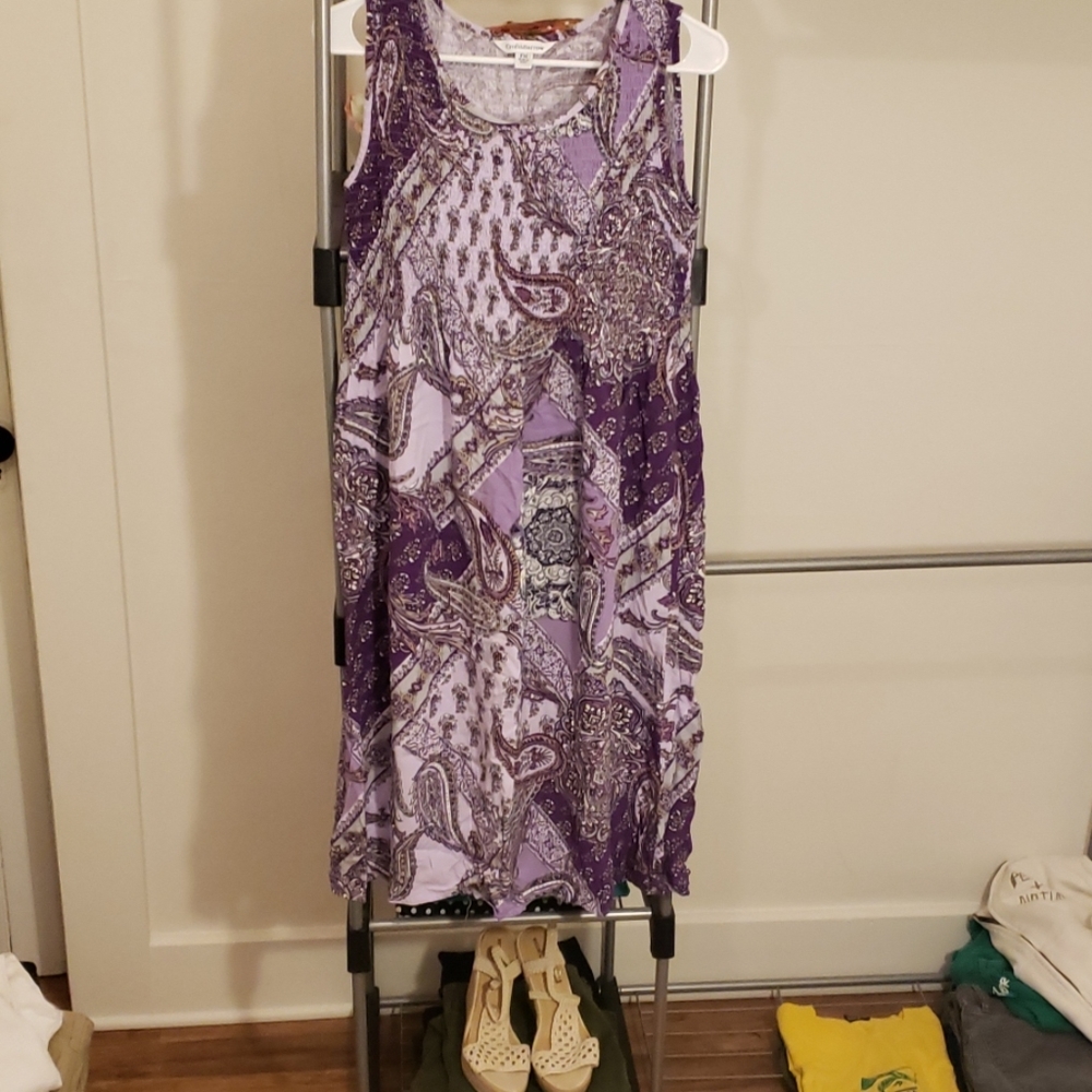 Paisly print dress